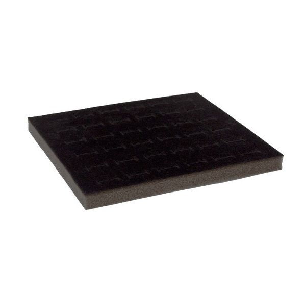 Deluxe Black Velvet Ring Foam for 36 Rings
