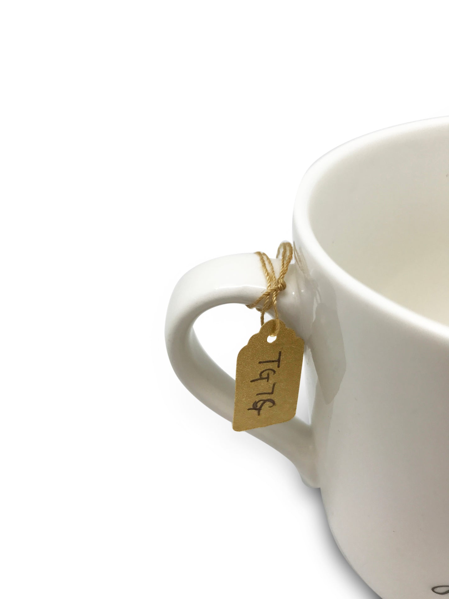 1/2"WX1"L Gold Paper String Tag