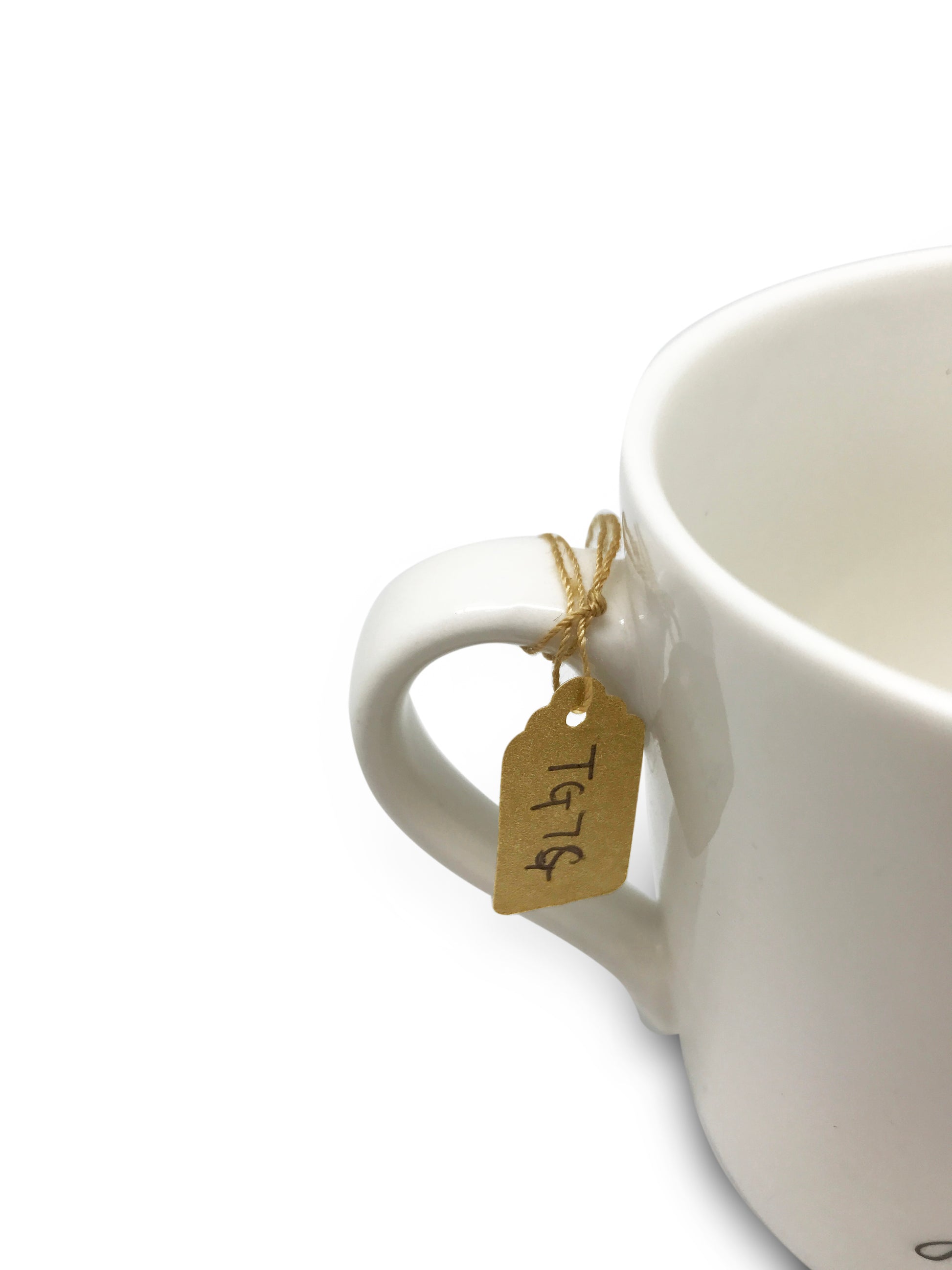 1/2"WX1"L Gold Paper String Tag