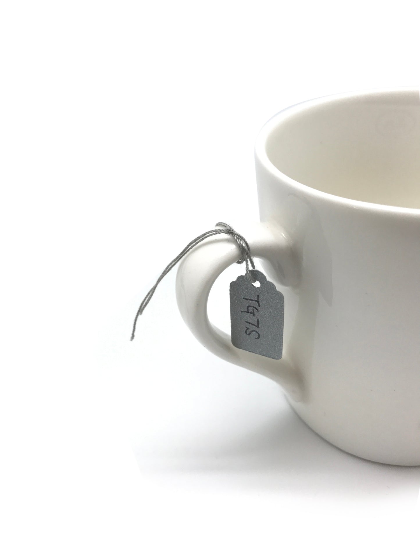 1/2"WX1"L Silver Paper String Tags