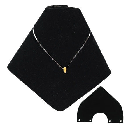 5 1/2"H Black Velvet Traveling Neck Display