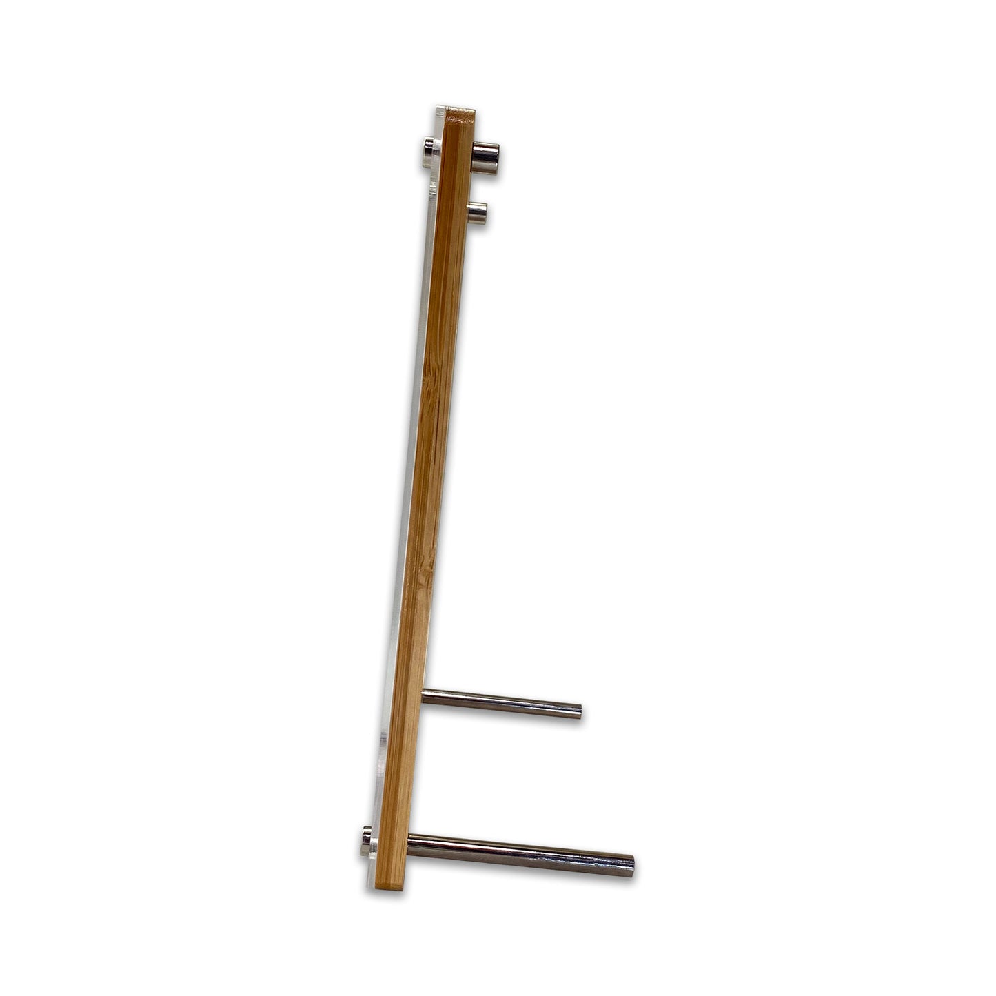 5" x 7" Bamboo and Acrylic Sign Holder Display