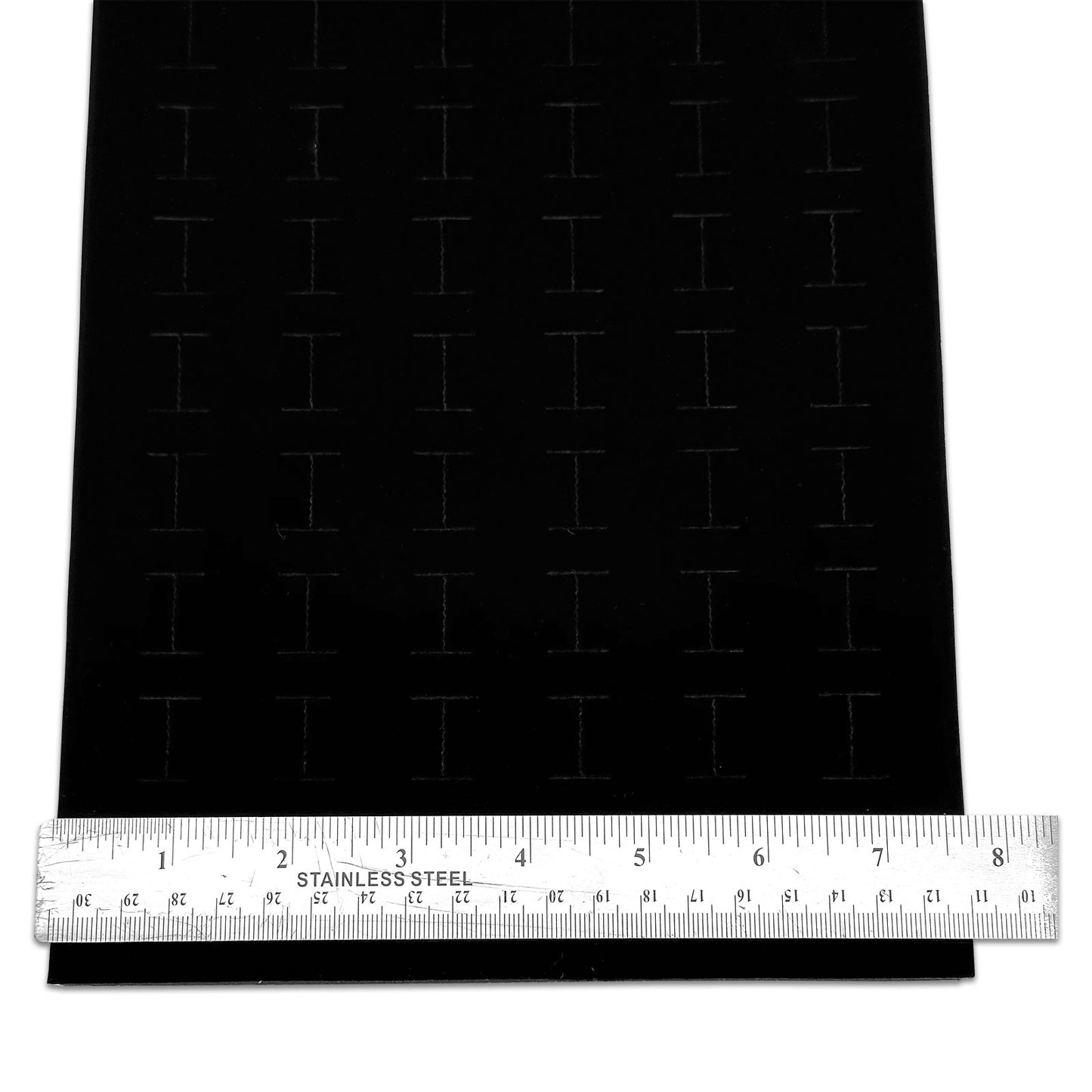 Deluxe Black Velvet Ring Foam for 72 Rings