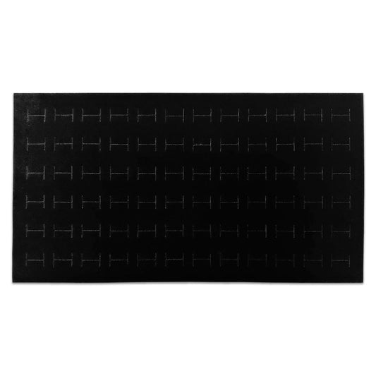 Deluxe Black Velvet Ring Foam for 72 Rings