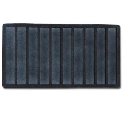 1x10 Black Compartments Tray Insert