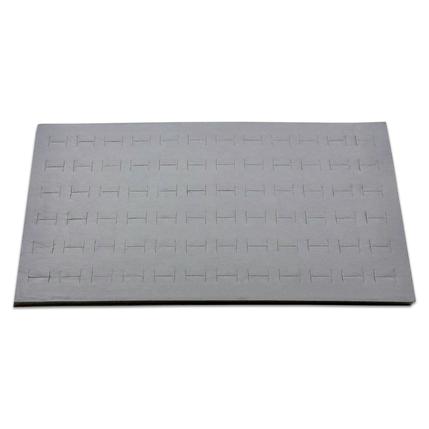 Grey Leatherette Foam for 72 Ring Standard Jewelry Tray Insert