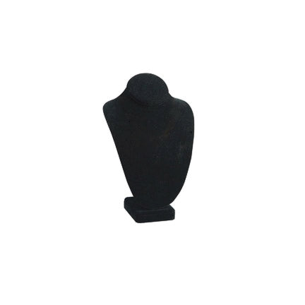 7 5/8"H Black Velvet Self-Standing Necklace Bust