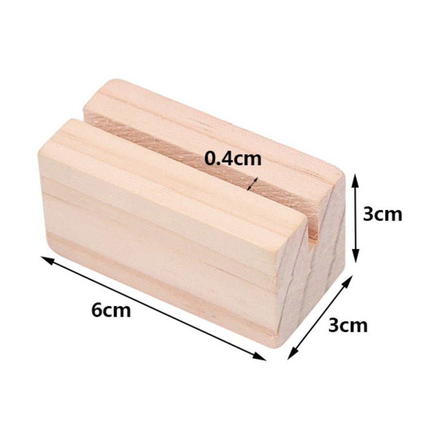 Natural Wood Jewelry Display Single Ring Stand