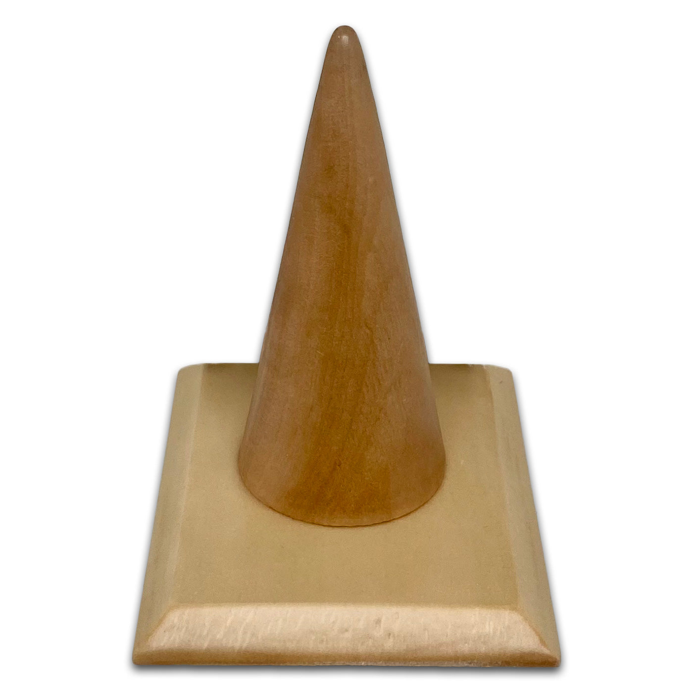 Single Finger Wood Ring Display