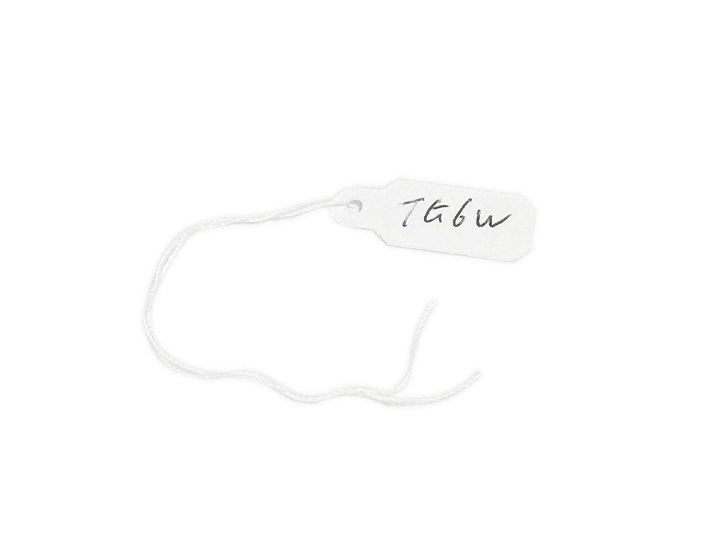 3/8"Wx1"L White String Paper Tags