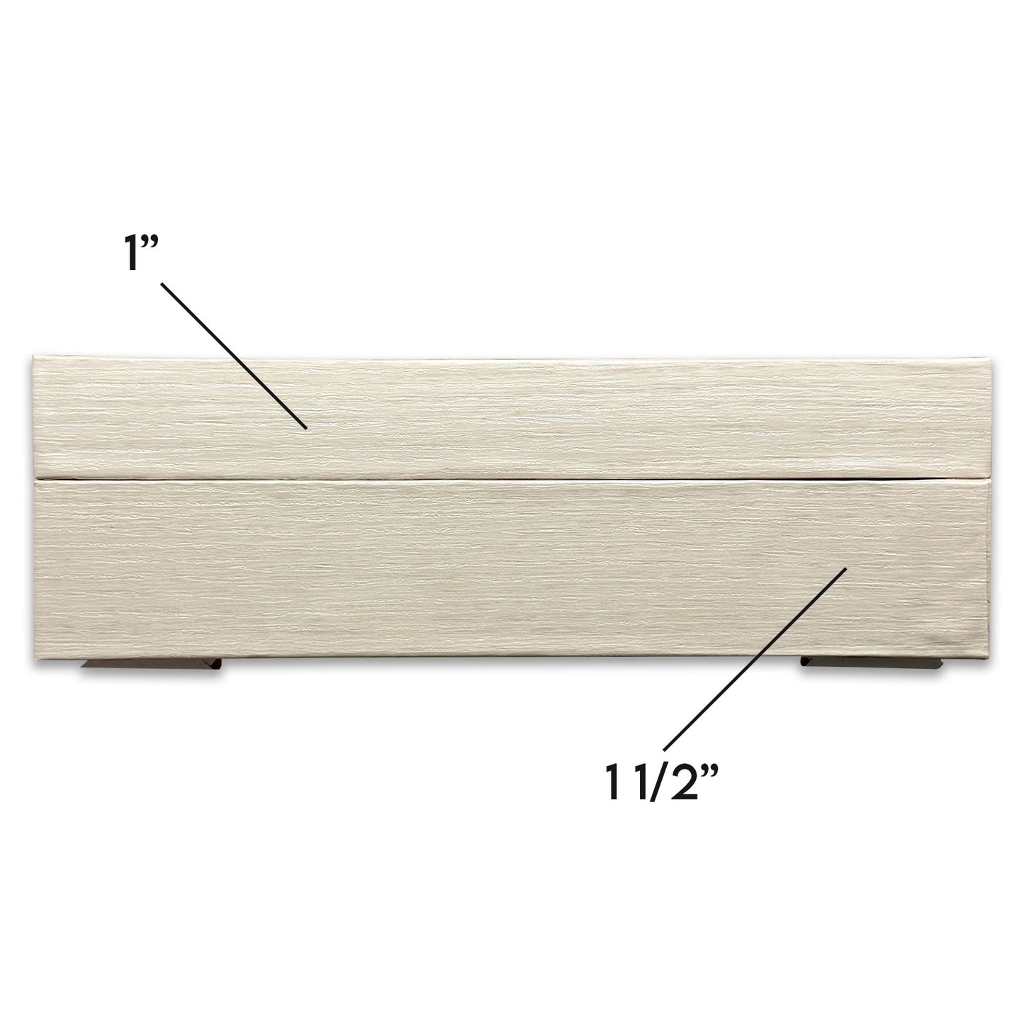 1 1/2" Wood Finish Jewelry Display Standard Tray