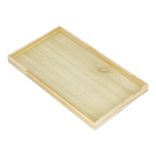 1" Natural Wood Jewelry Display Standard Tray