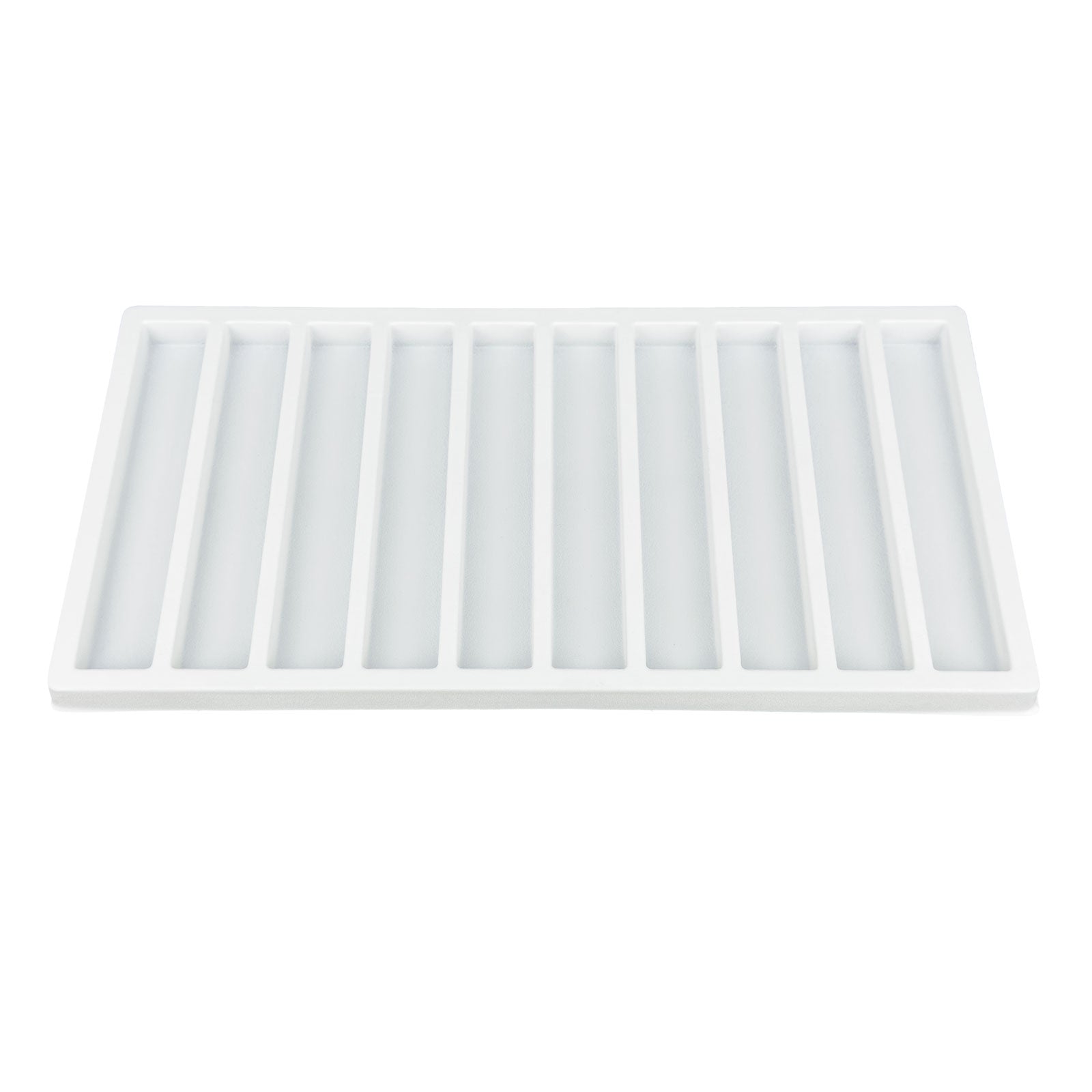 10 Column White Compartment Tray Insert
