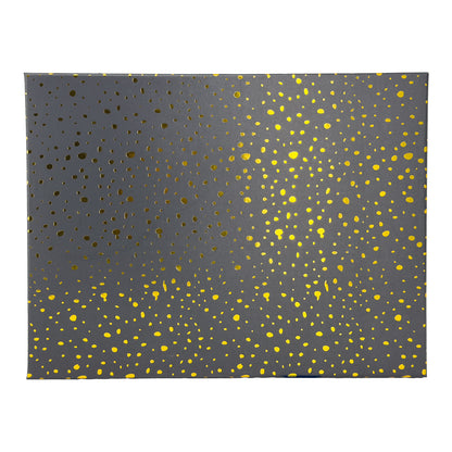 10-Piece Black Nested Gift Box Set with Gold Dot Design