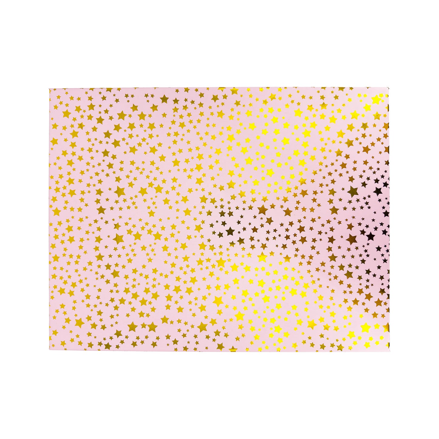 10-Piece Pink Nested Gift Box Set with Gold Star Design