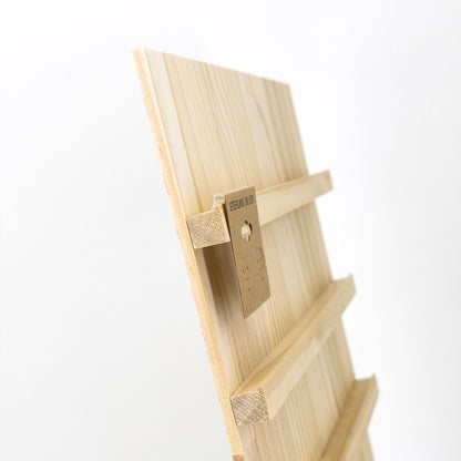 11 3/4" x 15 3/4" Wood Earring Card Display Stand
