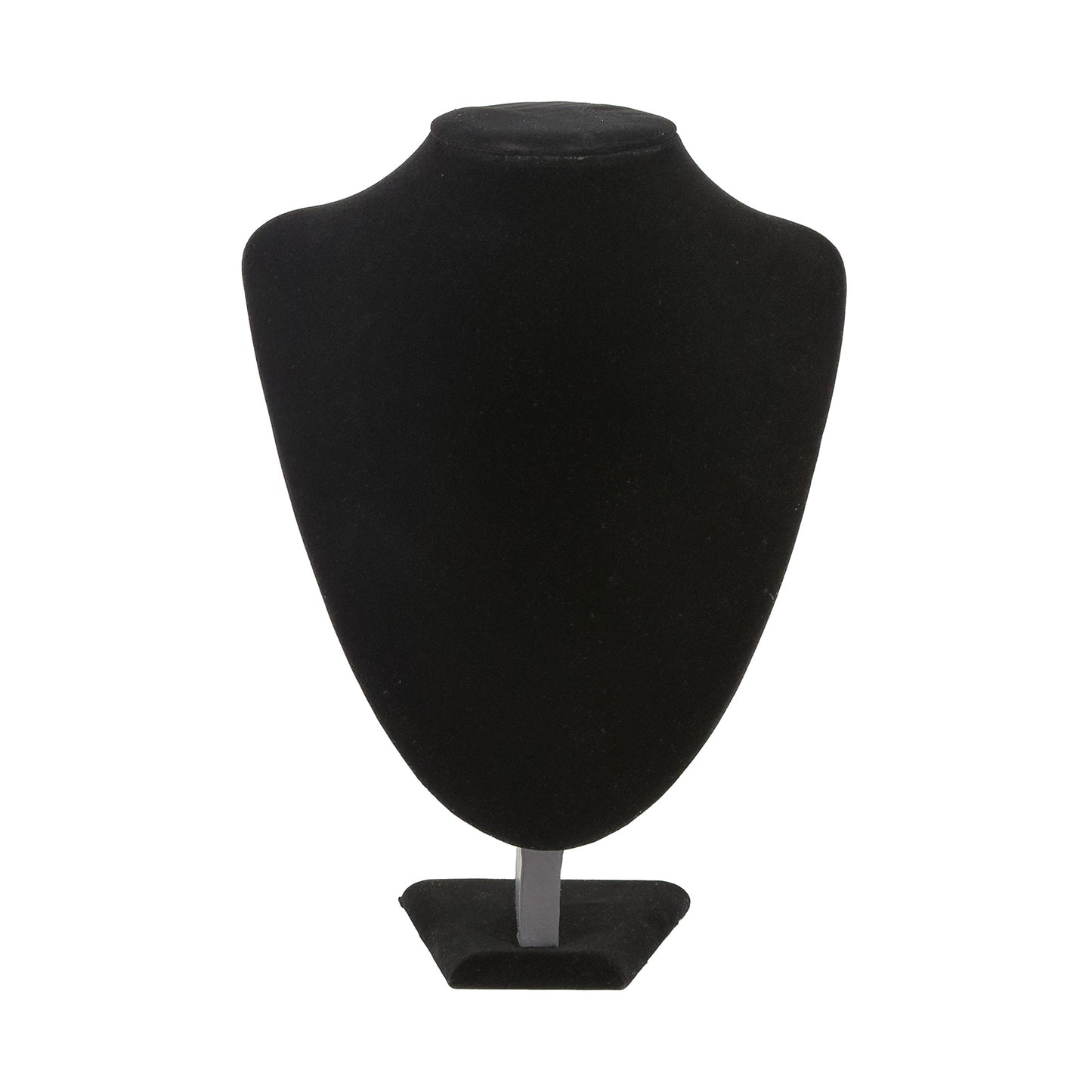11" Black Velvet Necklace Bust Display
