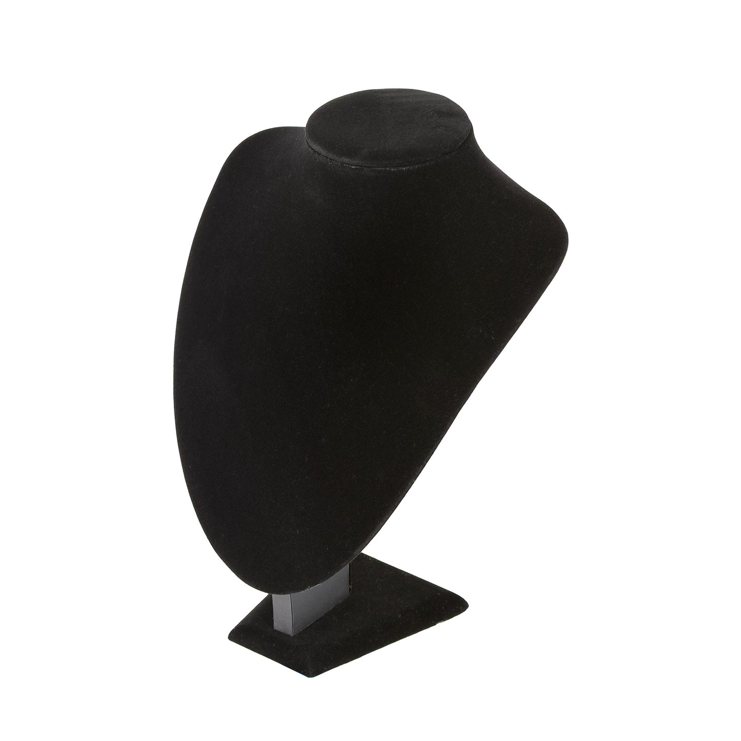 11" Black Velvet Necklace Bust Display