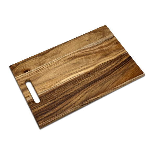 13 1/4" x 8" Mixed Oak Wood Cutting Board