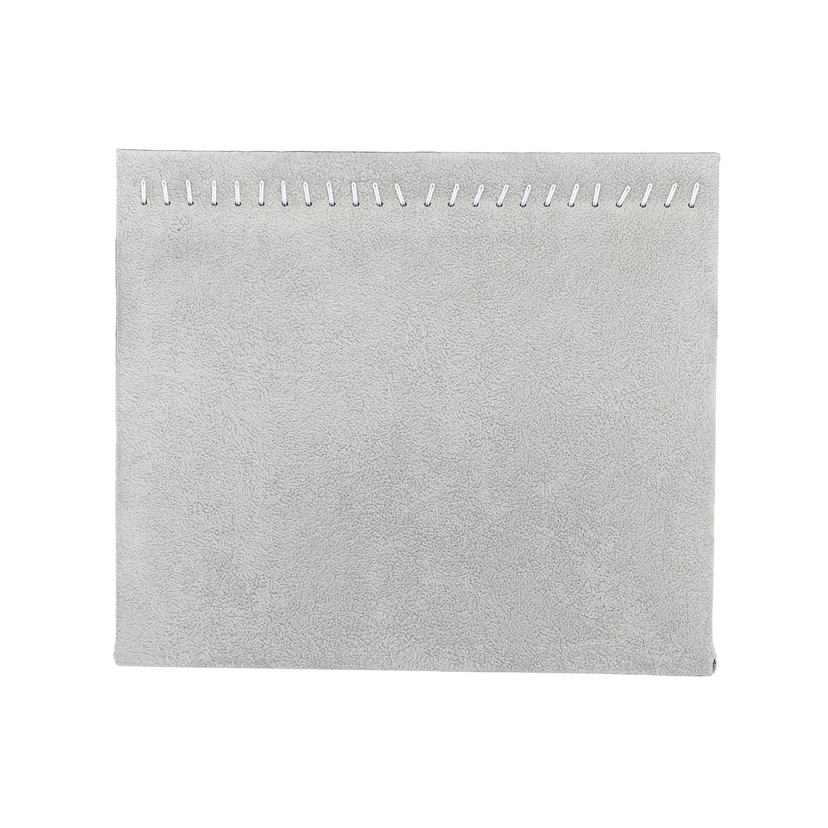 13" x 10 1/2" Gray Velvet Necklace Easel Display with 24 Adjustable Hooks