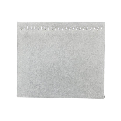 13" x 10 1/2" Gray Velvet Necklace Easel Display with 24 Adjustable Hooks