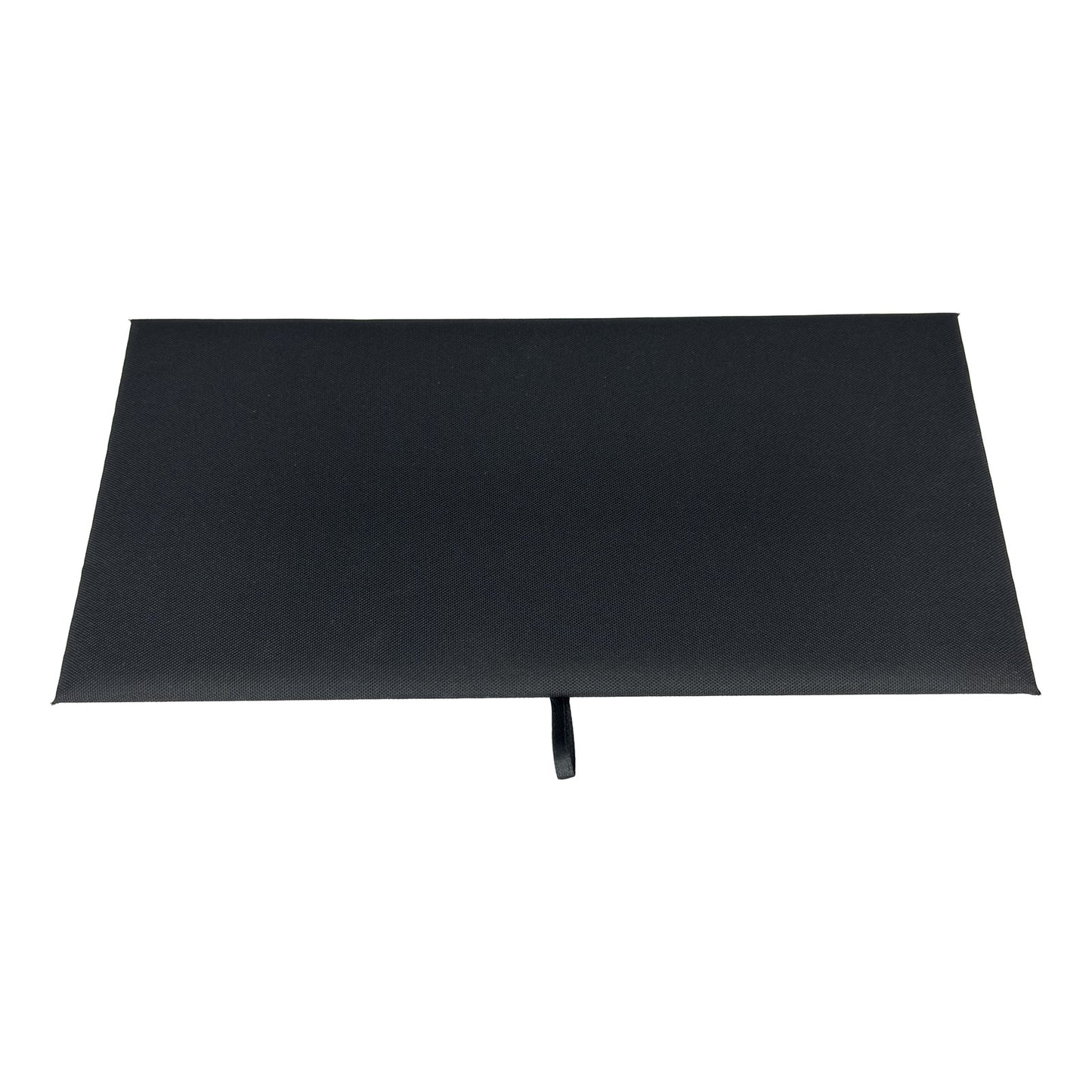 14 1/4" x 7 3/4" Black Burlap Padded Display Pad (2-Pack)