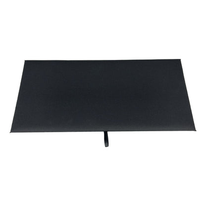 14 1/4" x 7 3/4" Black Burlap Padded Display Pad (2-Pack)