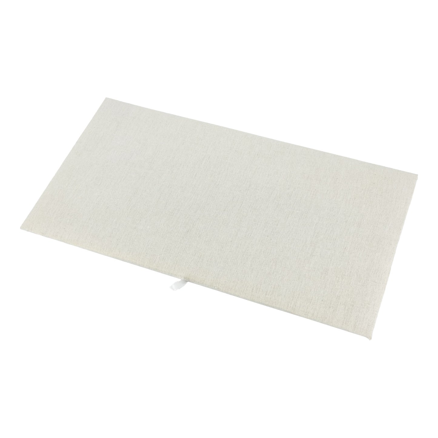 14 1/8" x 7 5/8" Beige Muslin Cotton Padded Display Pads (2-Pack)