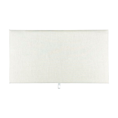14 1/8" x 7 5/8" Beige Muslin Cotton Padded Display Pads (2-Pack)