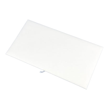 14 1/8" x 7 5/8" Beige Velvet Padded Display Pads (2-Pack)