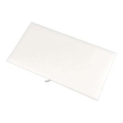 14 1/8" x 7 5/8" Cream Velvet Padded Display Pads (2-Pack)
