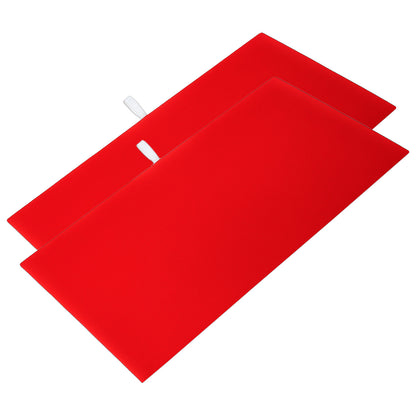 14 1/4" x 7 3/4" Red Velvet Display Pad Tray Insert (2-Pack)