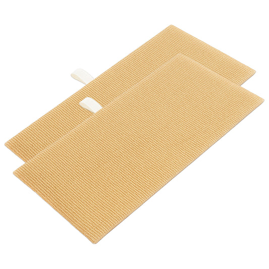 14 1/4" x 7 3/4" Burlap Padded Display Pad (2-Pack)