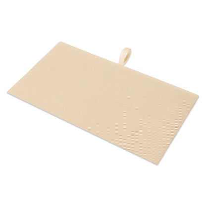 14 1/4" x 7 3/4" Beige Velvet Padded Display Pads (2-Pack)