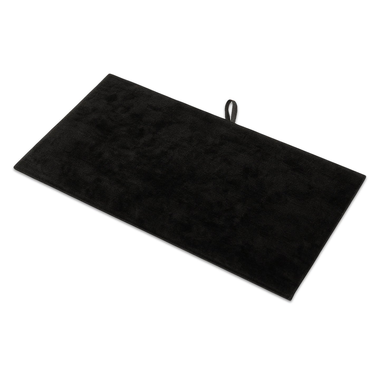 14 1/4" x 7 3/4" Black Velvet Padded Display Pads (2-Pack)