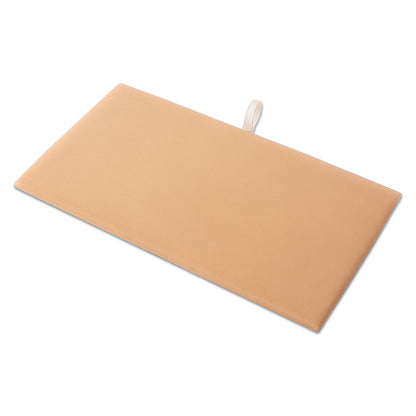 14 1/4" x 7 3/4" Brown Velvet Padded Display Pads (2-Pack)