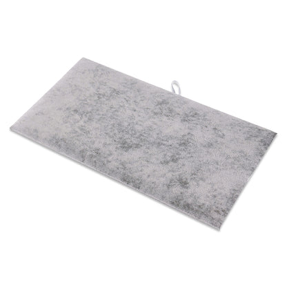 14 1/4" x 7 3/4" Grey Velvet Padded Display Pads (2-Pack)