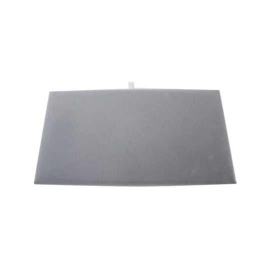 14 1/8" x 7 5/8" Grey Velvet Padded Display Pads (2-Pack)