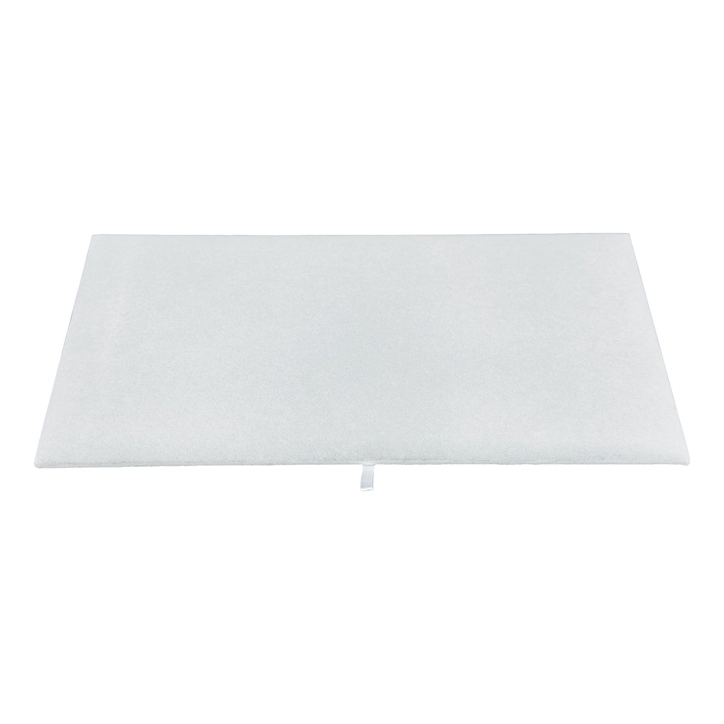14 1/4" x 7 3/4" Grey Velvet Padded Display Pads (2-Pack)