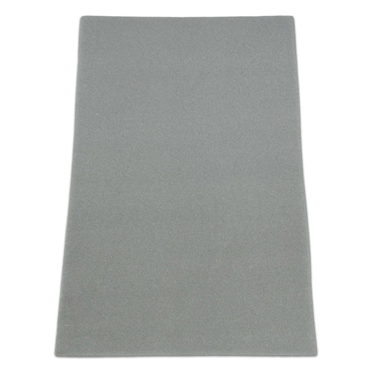 14" x 7 1/2" Gray Velvet Card Stock Jewelry Tray Insert