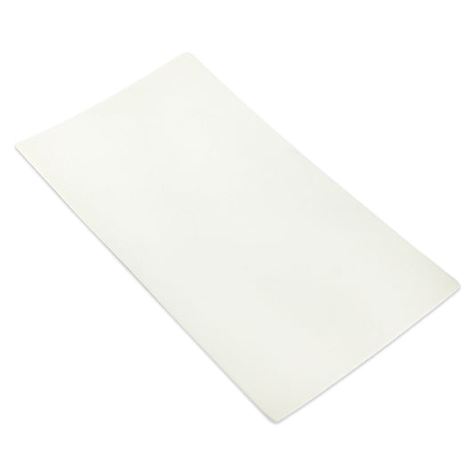 14" x 7 1/2" White Velvet Cardboard Jewelry Tray Insert