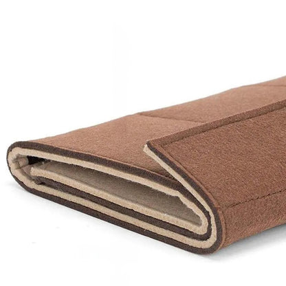 15 1/2" x 19 1/2" Felt Glasses Storage Organizer Roll