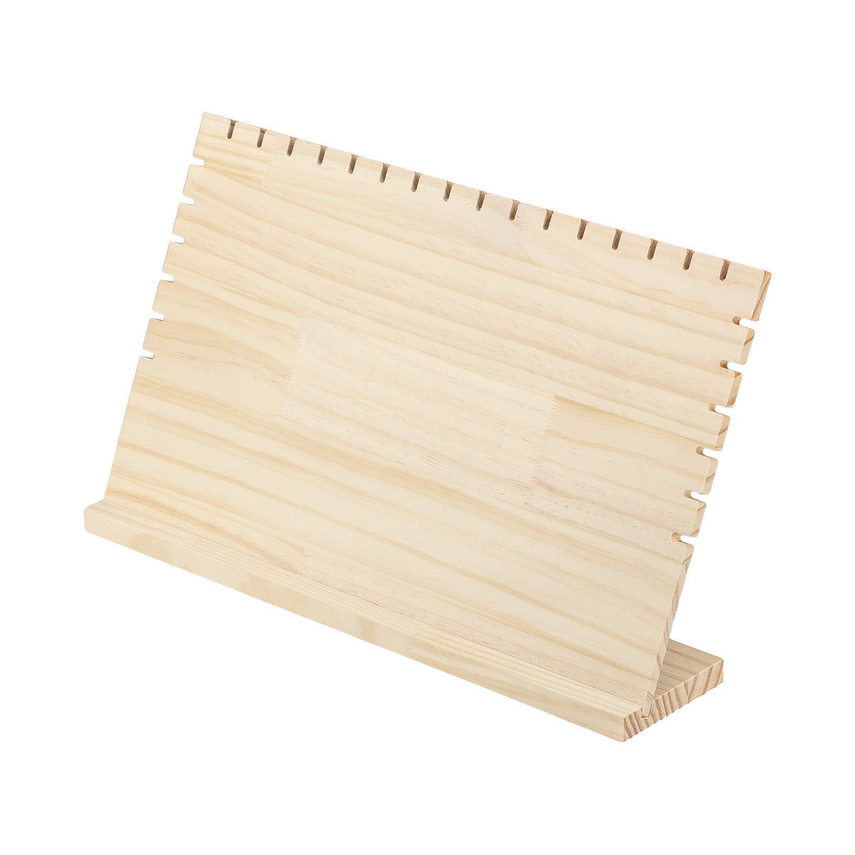 15 3/4" x 9" Natural Wood Necklace Easel Display