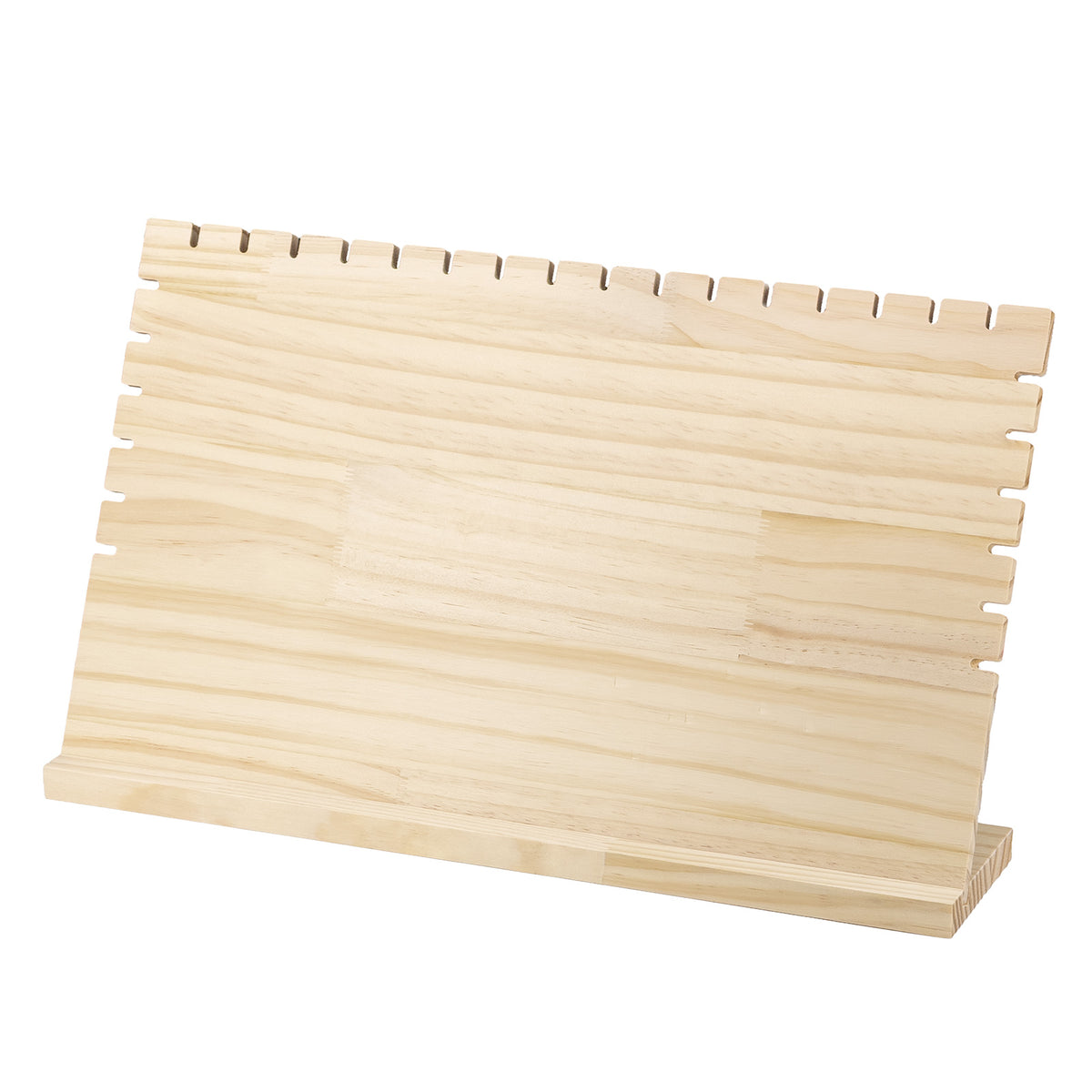 15 3/4" x 9" Natural Wood Necklace Easel Display