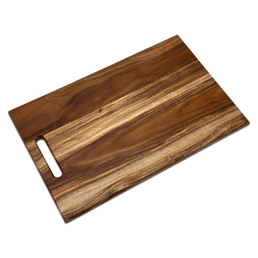 15" x 9 3/4" Mixed Oak Wood Cutting Board