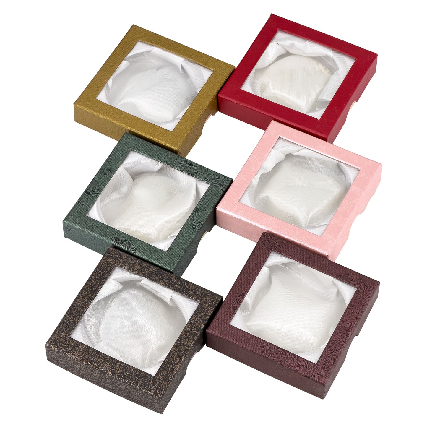 18-Pack Assorted Bracelet Gift Boxes with Window
