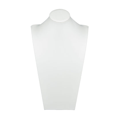16" White Leatherette Bust