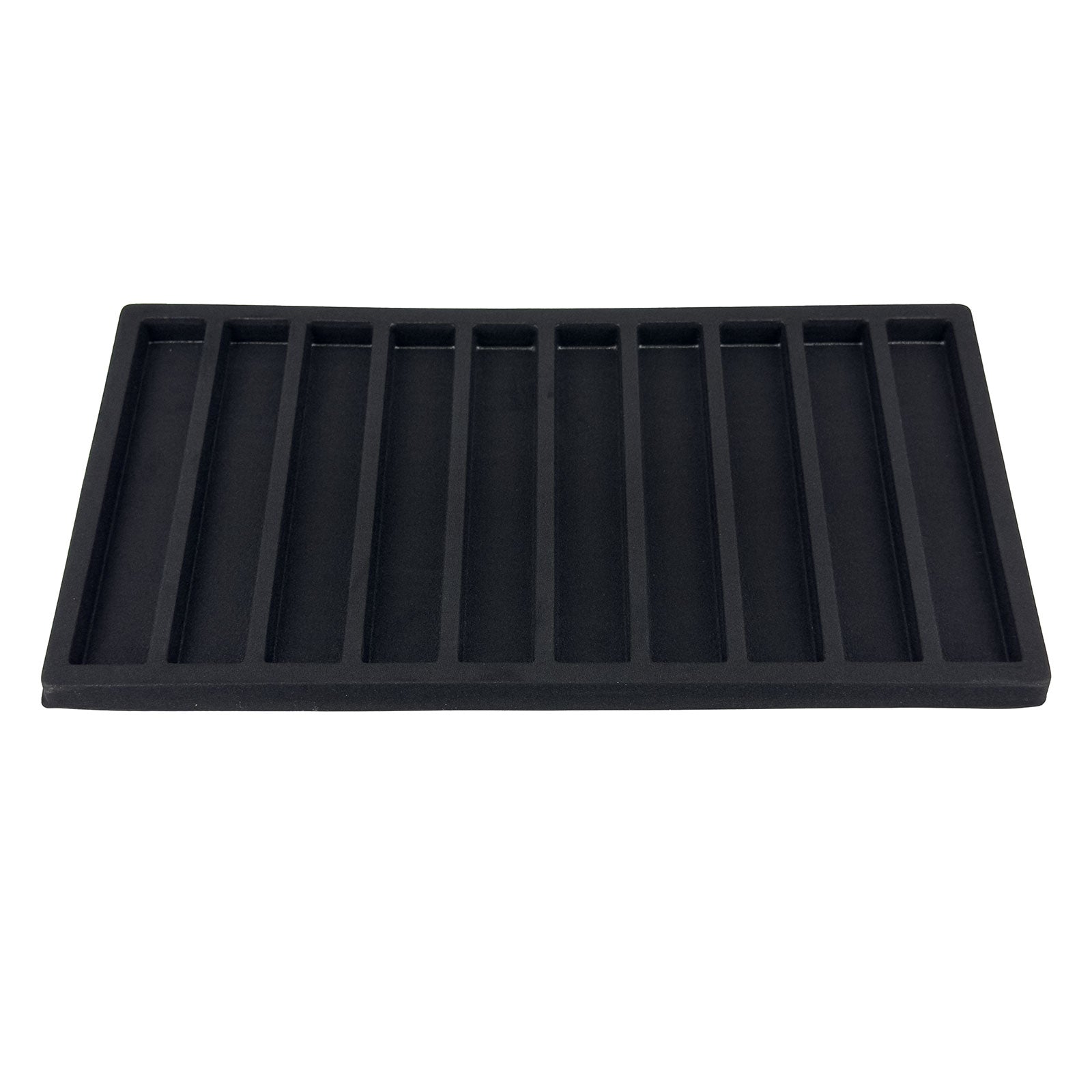 10 Column Black Compartment Tray Insert