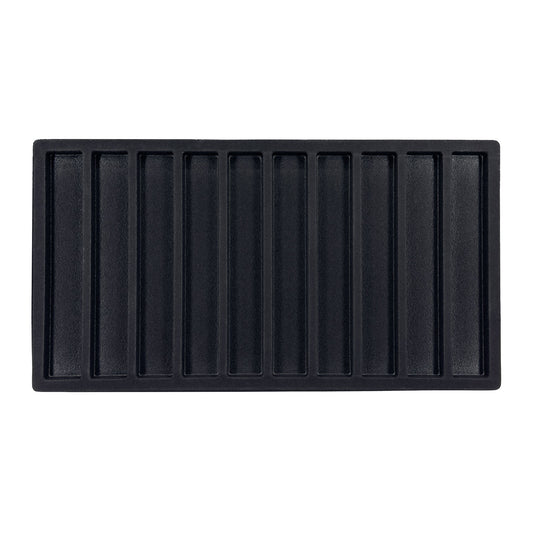 10 Column Black Compartment Tray Insert