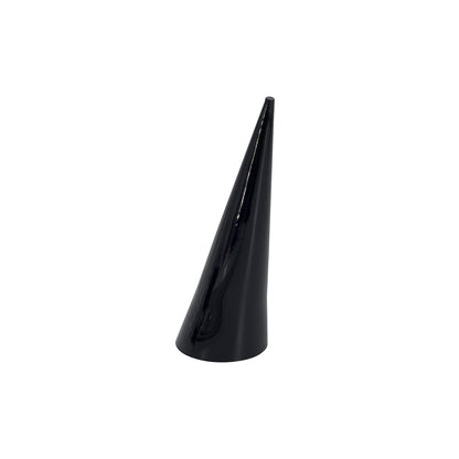 2.5" x 1" Black Acrylic Cone Ring Display